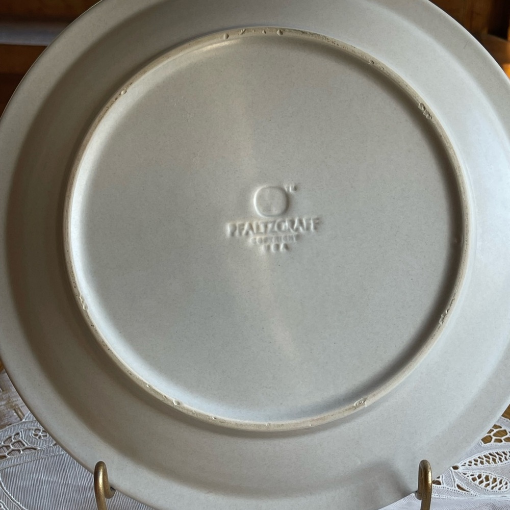 Pfaltzgraff Yorktowne clock plate, vintage - Picture 4 of 8